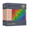 TREFL 平面木制拼图500+1片彩虹蝴蝶TREC20159 商品缩略图0