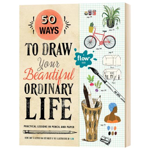 Flow杂志 绘制美好平凡生活的50种方式 英文原版 50 Ways to Draw Your Beautiful Ordinary Life 英文版进口原版英语书籍 商品图1