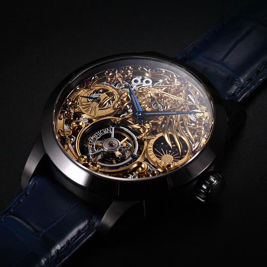 MEMORIGIN万希泉圣斗士星矢黄金十二宫射手座陀飞轮手表限量腕表 商品图3