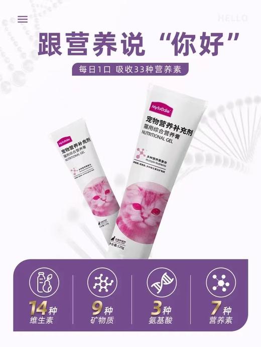 麦富迪猫咪营养膏120g猫湿粮膏宠物成幼猫怀孕猫咪零食增肥营养膏 商品图1