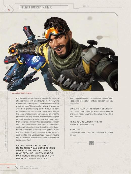 英雄游戏设定集 英文原版 Apex Legends: Pathfinder's Quest 英文版 艺术进口英语书籍 商品图1