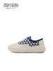 西村名物夏季薄款帆布鞋女小香风百搭棋盘格溶解鞋休闲板鞋11301 商品缩略图2