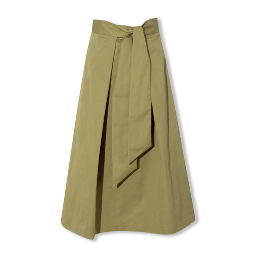 【商场同款】麦檬夏拼接本布腰带半身裙5C6141771 商品图4