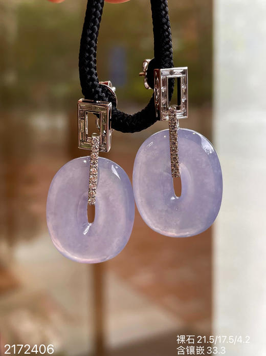 2172406，冰近高冰紫方扣耳坠，59999 商品图3