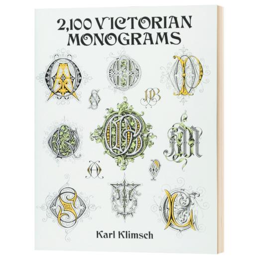 2100种维多利亚字体 英文原版 2100 Victorian Monograms 英文版进口原版英语书籍 商品图1