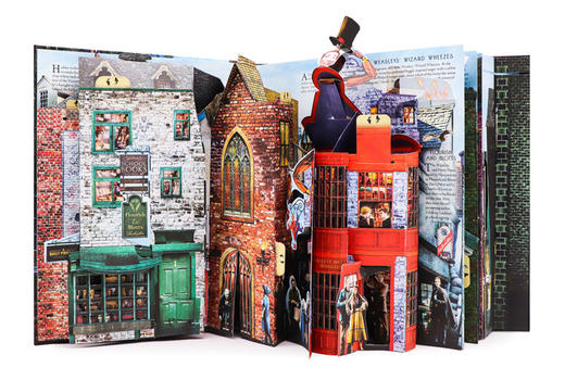 哈利波特 对角巷 立体书 英文原版 Harry Potter A Pop Up Guide to Diagon Alley and Beyond 英文版进口原版英语艺术类书籍 商品图2