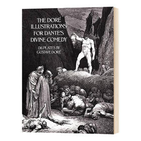 古斯塔夫多雷：但丁神曲插图集 英文原版 The Divine Comedy - The Plates of Gustave Dore 英文版 进口英语书籍