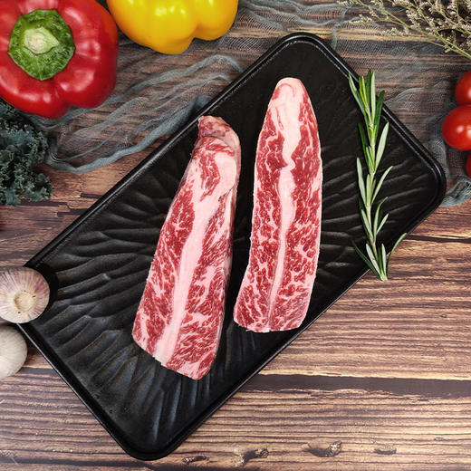 【2-6片厚切 1斤-2斤装】谷饲安格斯雪花牛小排500-1000g 原肉原切 雪花漂亮 可煎可烤 商品图2