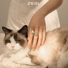 ZEGL设计师闺蜜系列法式复古戒指女设计小众ins潮装饰开口食指戒 商品缩略图7