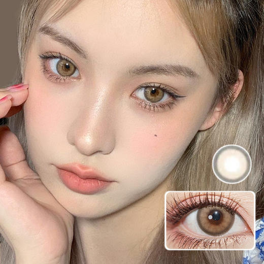 Monica Mor年抛·维密系列 维密紫/绿/棕 大直径水光混血瞳 马克龙派对夜 商品图3