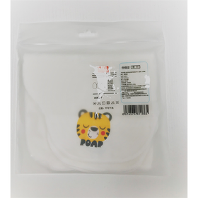 棉花树全棉纱布印花汗巾S码(连体)3条装MR012#27cm*19cm