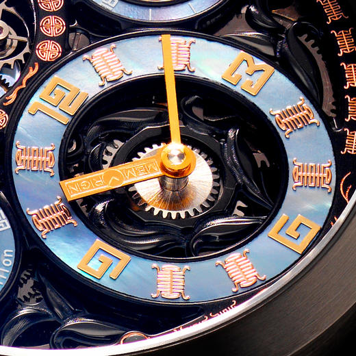 MEMORIGIN万希泉靳埭强系列男士腕表机芯刻字陀飞轮手表男机械表 商品图4