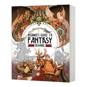 奇幻绘画初学者指南 英文原版 Beginner's Guide to Fantasy Drawing 绘画技巧幻想人物 英文版进口原版英语书籍