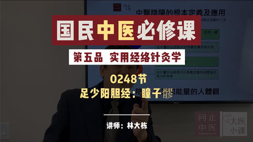 248实用经络针灸学 -足少阳胆经：瞳子髎 商品图0