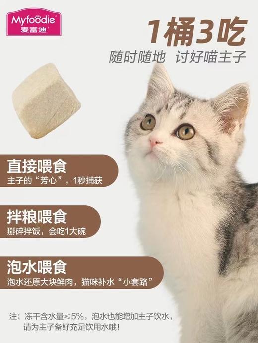 麦富迪猫零食猫咪冻干桶零食增肥营养发腮500g成猫幼猫营养小鱼干 商品图4