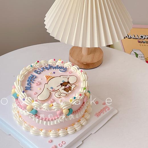 玉桂狗/大耳狗卡通复古手绘蛋糕-低糖处理无添加 商品图3