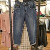 女牛仔九分裤95475 商品缩略图0