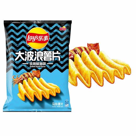 乐事大波浪铁板鱿鱼135g/袋 商品图2