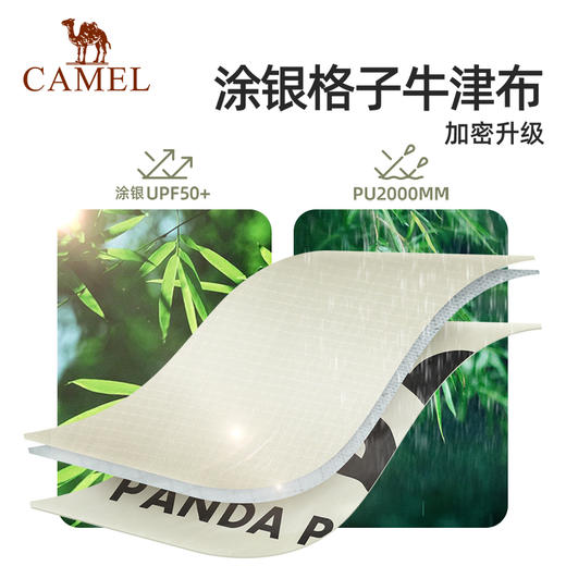 【熊猫联名】骆驼户外精致露营天幕帐篷野餐便携式涂银防晒遮阳棚 1V32265016 商品图1