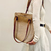 RCJF 05899 时尚气质休闲百搭大容量亚麻编织包 商品缩略图3