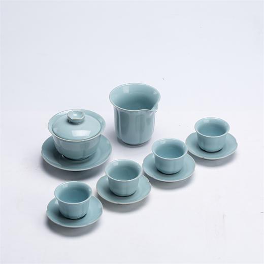 六瓣葵口盖碗茶器套组 商品图0