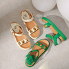 西村名物2022年夏季新款撞色INS潮百搭沙滩女凉鞋24951 商品缩略图1