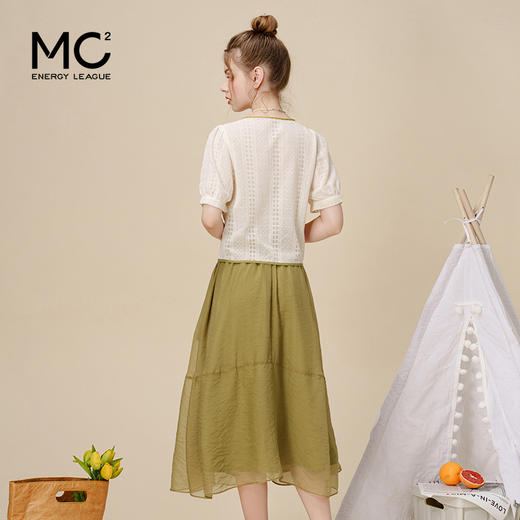 2023新款法式高级感衬衫气质轻熟风减龄女装套装港味半身裙两件套 商品图2