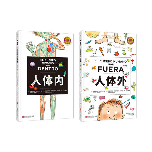 “人体趣味启蒙”系列科普绘本（人体内+人体外） 商品图2