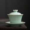 高级徽仿古釉三才盖碗 寻隐 商品缩略图0