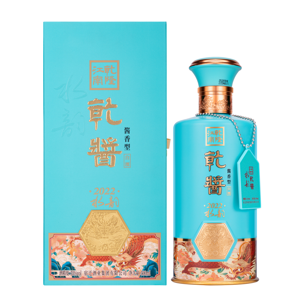 乾隆江南乾酱·水韵白酒  酱香型白酒  500ml/瓶