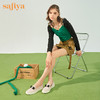 Safiya/索菲娅小香风花呢可拆卸蝴蝶结渔夫鞋2022秋舒适单鞋SF23112070 商品缩略图5