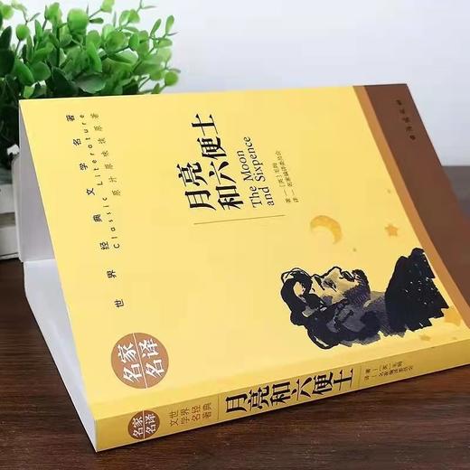 名家名译·世界经典文学名著《月亮和六便士》（原汁原味读原著） 商品图1