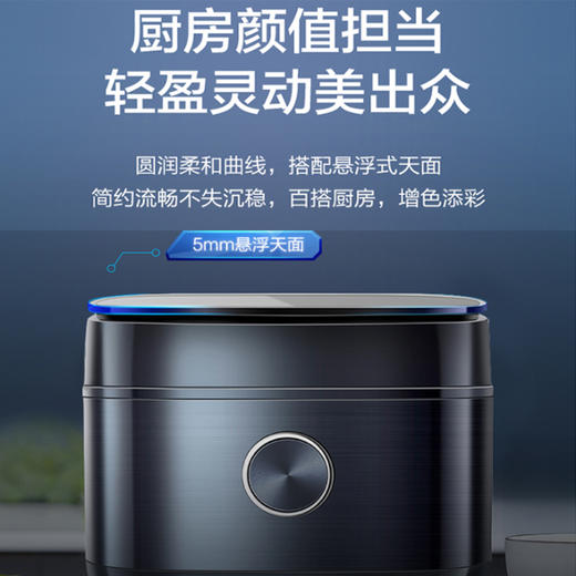 海尔电饭煲双温双控一键柴火饭24小时预约8大功能加热远程操作 智能提醒家用电饭锅4L/5L大容量 商品图5