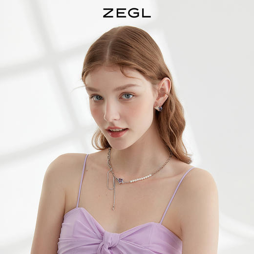 ZEGL设计师糖果系列爱心项链女高级设计感小众2022新款甜酷锁骨链 商品图6