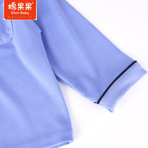 商场同款棉果果秋季新款加厚兰精莫代尔对开套装男童两件套家居服舒适柔软M311304222550 商品图5