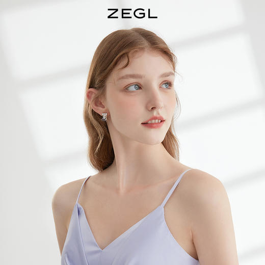 ZEGL设计师糖果系列爱心耳环女小众设计感高级耳钉925银针耳饰品 商品图5