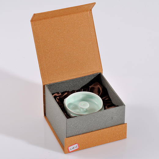 婺州窑 良渚 四方如意香器 商品图0