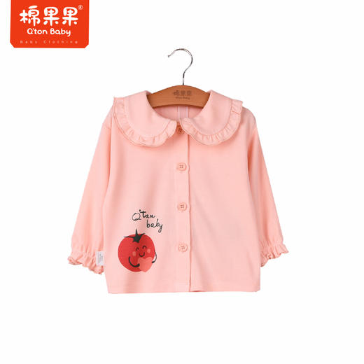 商场同款棉果果秋季新款加厚兰精莫代尔对开套装家居服舒适柔软亲肤女童两件套M321304222553 商品图3