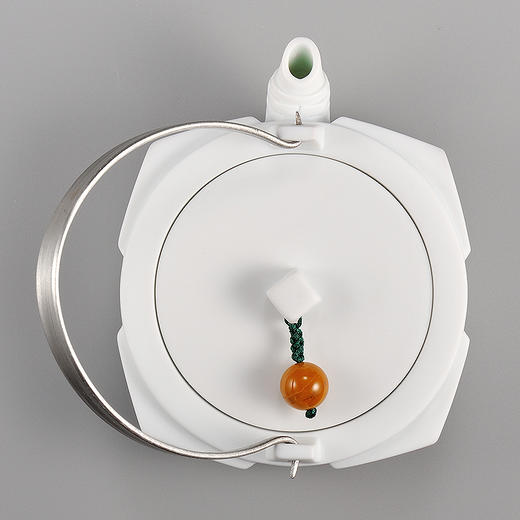 婺州窑 新款四方如意A青瓷茶具套装，良渚博物馆内圆外方的造型，展现四面八方都如意的生活状态 商品图4