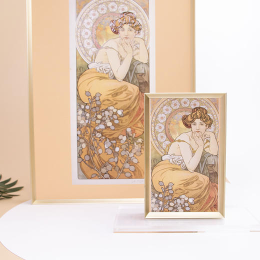 嘉德文创 | 数字版画·永恒慕夏系列（小）（带画框） 商品图0