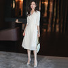 法式西装连衣裙女春夏职业装气质女神范通勤收腰显瘦百褶裙 商品缩略图1