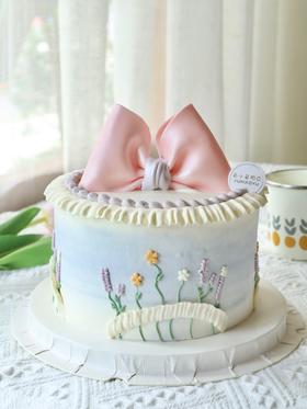 浪漫夏日（翻糖蝴蝶结）