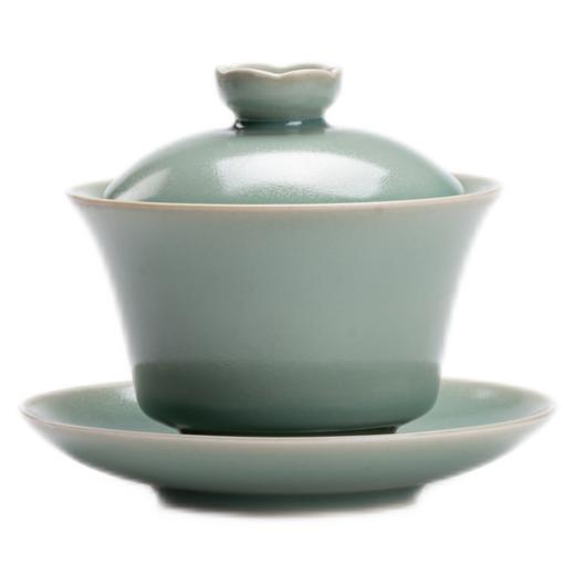 高级徽仿古釉三才盖碗 寻隐 商品图5