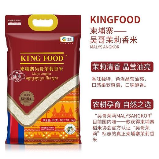 KINGFOOD乌汶府泰国茉莉香米5KG 商品图3