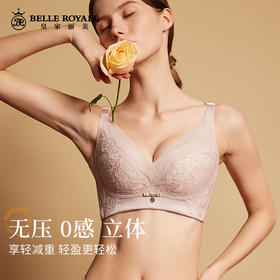皇家丽美3D记忆棉无钢圈内衣女小胸显大聚拢调整型收副乳文胸WWJ112-3