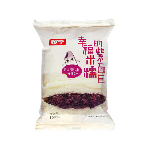 桃李幸福的紫米糯面包 130g 商品图0