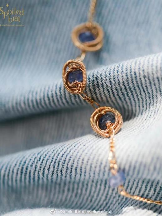 SpoiledBrat Jewelry14k注金坦桑石手链 商品图2