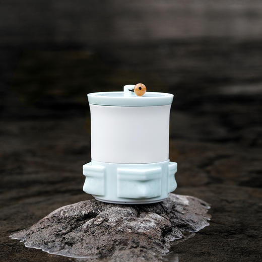 婺州窑 良渚四方如意盖碗 商品图5