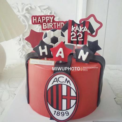 足球主题蛋糕6寸加高款 商品图0