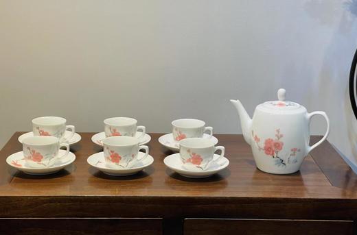 7501翠竹红梅13头茶具 商品图0